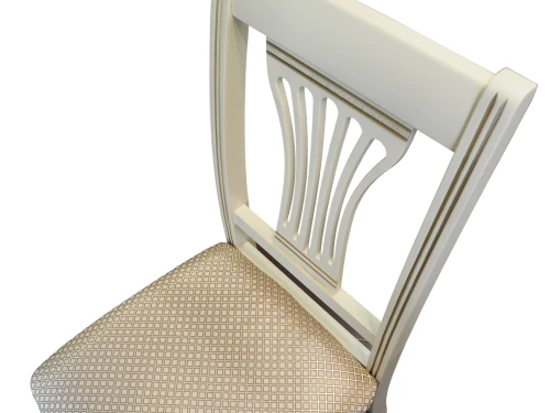 Стул Анри слоновая кость/золото, Атина ваниль