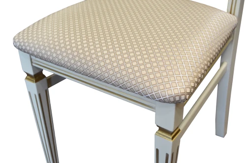 Стул Анри слоновая кость/золото, Атина ваниль