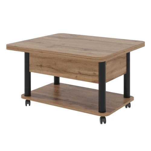 Стол-трансформер Джокер дуб вотан/черный