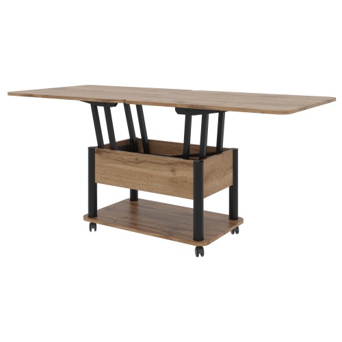 Стол-трансформер Джокер дуб вотан/черный