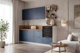 Готовая кухня КГ 2400 ПВХ, Ежевика Арника РМ в.4