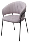 Стул ГЕММА, цвет RAIN 10 lavanda, велюр / черный каркас М-City Стул ГЕММА, цвет RAIN 10 lavanda, велюр / черный каркас М-City
