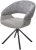 Стул EMBER 360 град. поворот. 7525-180 Серый, велюр/ ENJOY-451 Серый, ткань/ Черный, ®DISAUR