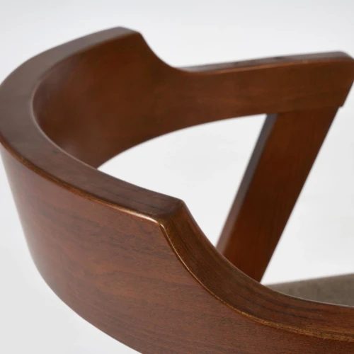 Стул мягкое сидение VERSA (Верса) каркас бук, сиденье ткань, 54,5*56*74см, Коричневый (Комплект из 2 шт.)