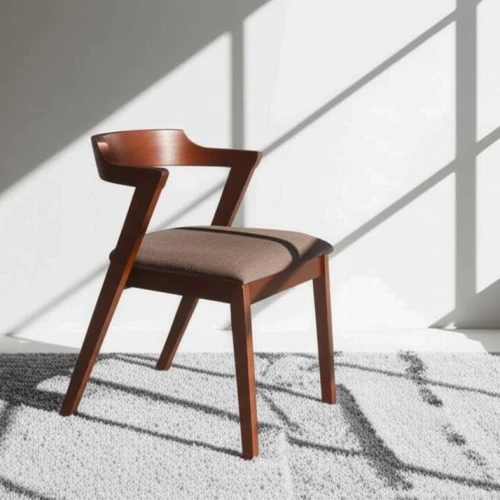 Стул мягкое сидение VERSA (Верса) каркас бук, сиденье ткань, 54,5*56*74см, Коричневый (Комплект из 2 шт.)