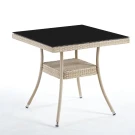 Стол из искусственного ротанга Вайнхейвен 70х70  -  Wood Стол из искусственного ротанга Вайнхейвен 70х70  -  Wood