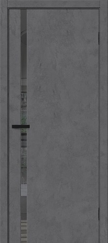 Межкомнатная дверь mr.wood Браво-1.55 Slate Art Mirox Grey