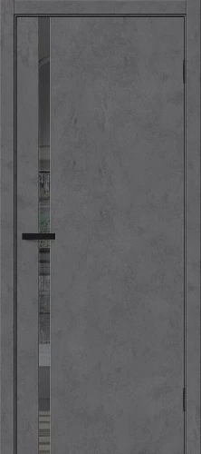 Межкомнатная дверь mr.wood Браво-1.55 Slate Art Mirox Grey