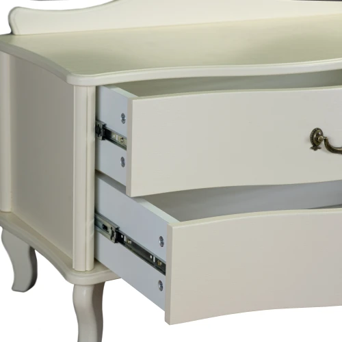 Тумбочка Джульетта широкая 2 ящика дуб шампань Л