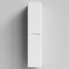 Пенал Адель 30 (2 двери) подвесной, белый глянец, правый