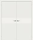 Двустворчатая межкомнатная дверь BRAVO Граффити-27 Whitey