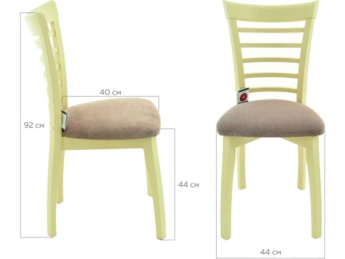 Стул «Бурбон», Vivaldi 28, слоновая кость