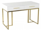 Стол-консоль Армада F-1543, 120х60х78 см, белый, золото
