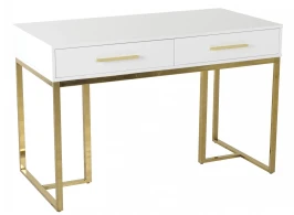 Стол-консоль Армада F-1543, 120х60х78 см, белый, золото