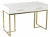 Стол-консоль Армада F-1543, 120х60х78 см, белый, золото