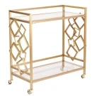 Стол сервировочный Эмили ЕТ-219, 80х40х82 см, матовое золото