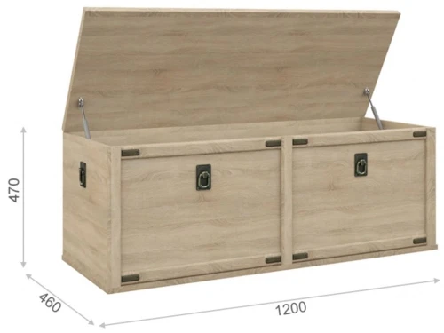 Сундук «Валенсия», Дуб сонома