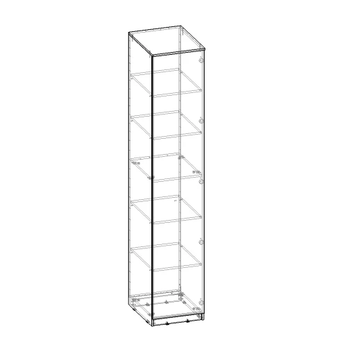 Шкаф-пенал (корпус) Капри 2