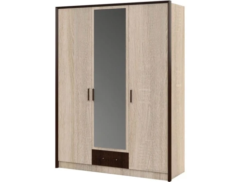 Шкаф «Эшли» 3дв, Венге/сонома