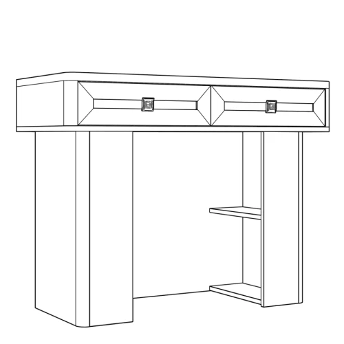Стол туалетный Парма Нео лиственница темная