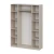 Шкаф распашной (9 полок + штанга) ШК 5 (1600), Меланж