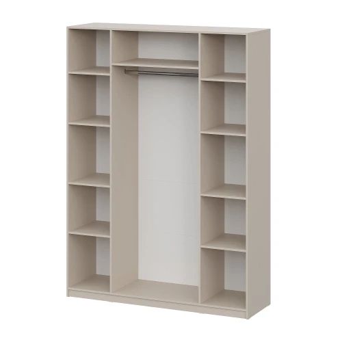 Шкаф распашной (9 полок + штанга) ШК 5 (1600), Меланж