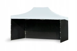 Быстросборная торговая палатка 2х3 Серии S1  -  Черно-белая