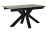 Стол DikLine SFE140 Керамика мрамор под дерево BG 110/подстолье черное/опоры черные (2 уп.)