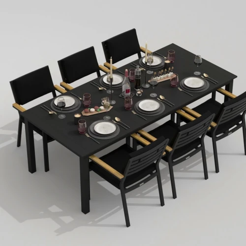 Стол обеденный DOLLA 220 см карбон