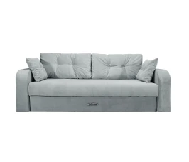 Диван-еврокнижка ДУБЛИН люкс серый