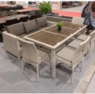Комплект плетеной мебели T365/S65/Y380C-W85 8PCS Latte (8+1) + подушки Комплект плетеной мебели T365/S65/Y380C-W85 8PCS Latte (8+1) + подушки