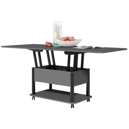 Стол-трансформер Джокер графит/черный