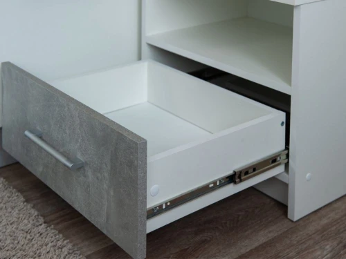 Тумба Аврора (комплект 2шт.), Белый/ателье светлый