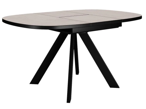 Стол DikLine B110 Хромикс белый/опоры черные