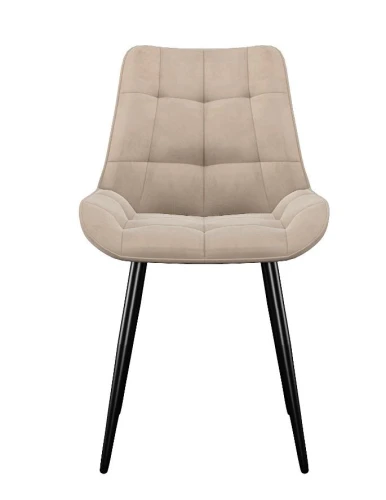 Стул DikLine 226 поворотный B03 BEIGE, ножки черные