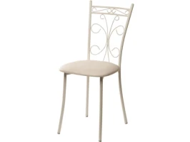 Стул Неаполь ДП2-16, кожзам Линкольн белый, каркас белый матовый