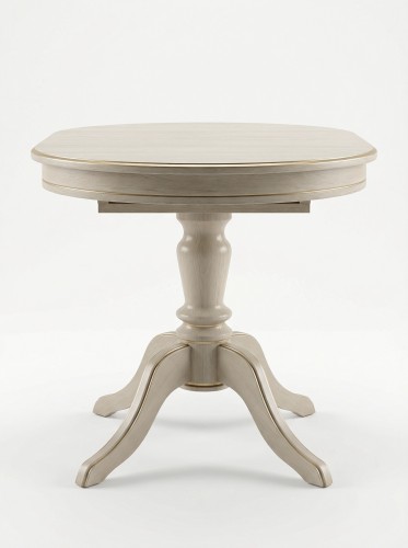 Стол обеденный Маре слоновая кость/золото 110/150*75