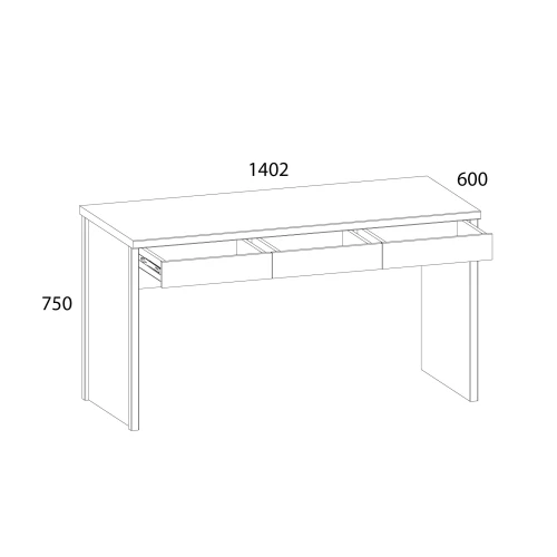 Стол 3S, JAZZ, цвет Каштан найроби/Оникс