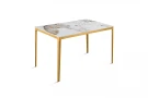 Стол обеденный Камео DT-3001B, 140х80х75 см, белый мрамор (Пандора) Стол обеденный Камео DT-3001B, 140х80х75 см, белый мрамор (Пандора)