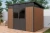 Садовое строение из ДПК Defender 9х7 (5.95 кв.м)