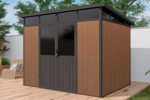 Садовое строение из ДПК Defender 9х7 (5.95 кв.м)