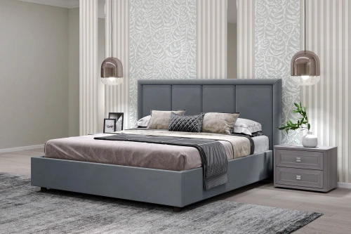 Кровать-8М с подъёмным основанием 1600 сталь