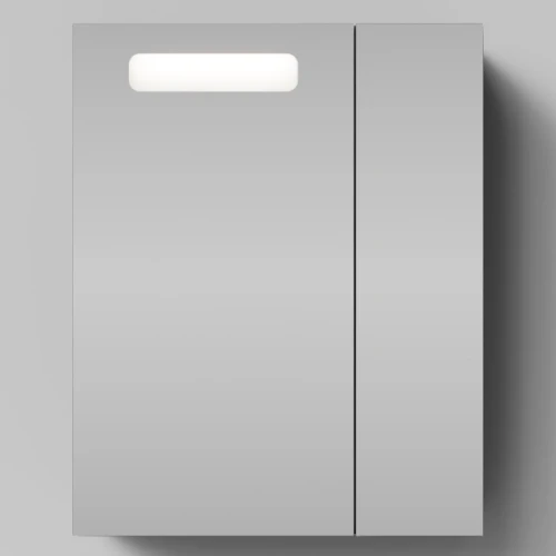 Зеркало Мальта 60, Палисандр ПВХ 43101, левая