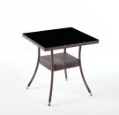 Стол из искусственного ротанга Вайнхейвен 70х70  -  Шоколад Стол из искусственного ротанга Вайнхейвен 70х70  -  Шоколад