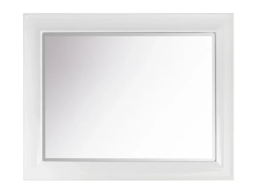 Зеркало Риккардо 110, патина золото, белое