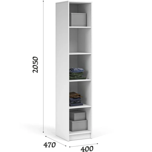 Шкаф «Чикаго» 1д, белый