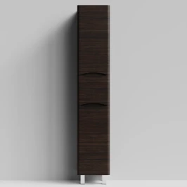 Пенал Адель 35 (1 ящик, 2 двери) напольный, Палисандр ПВХ 43101, правый, бельевая корзина