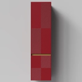 Пенал Аурум 40, пример RAL 3004 Пурпурно-красный, матовая, подвесной, правый