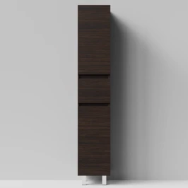 Пенал Бест 35 (2 двери, 1 ящик) напольный, Палисандр ПВХ 43101, левый, бельевая корзина