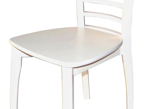 Стул «Бурбон» жесткий, эмаль белая